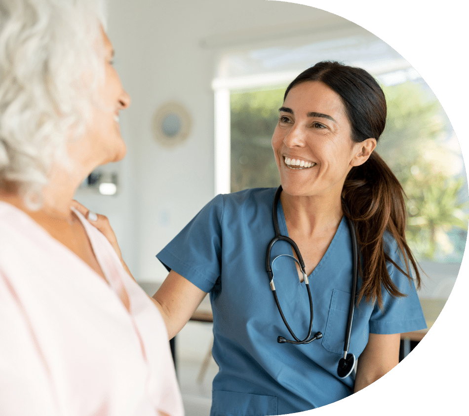 Doctor and Patient Sitting Talking